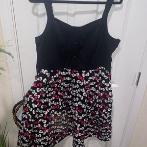 Sanrio Hello Kitty Midi Retro Fit Dress -Size 16